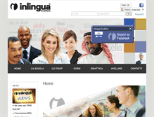 Tablet Screenshot of inlinguaavellino.eu